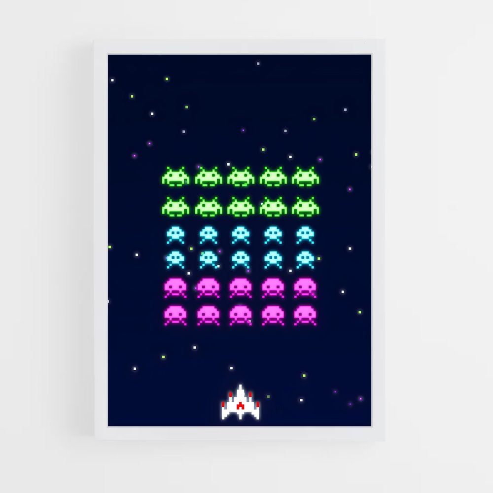 Poster Space Invaders: L’Invasion Retro (vue 3)